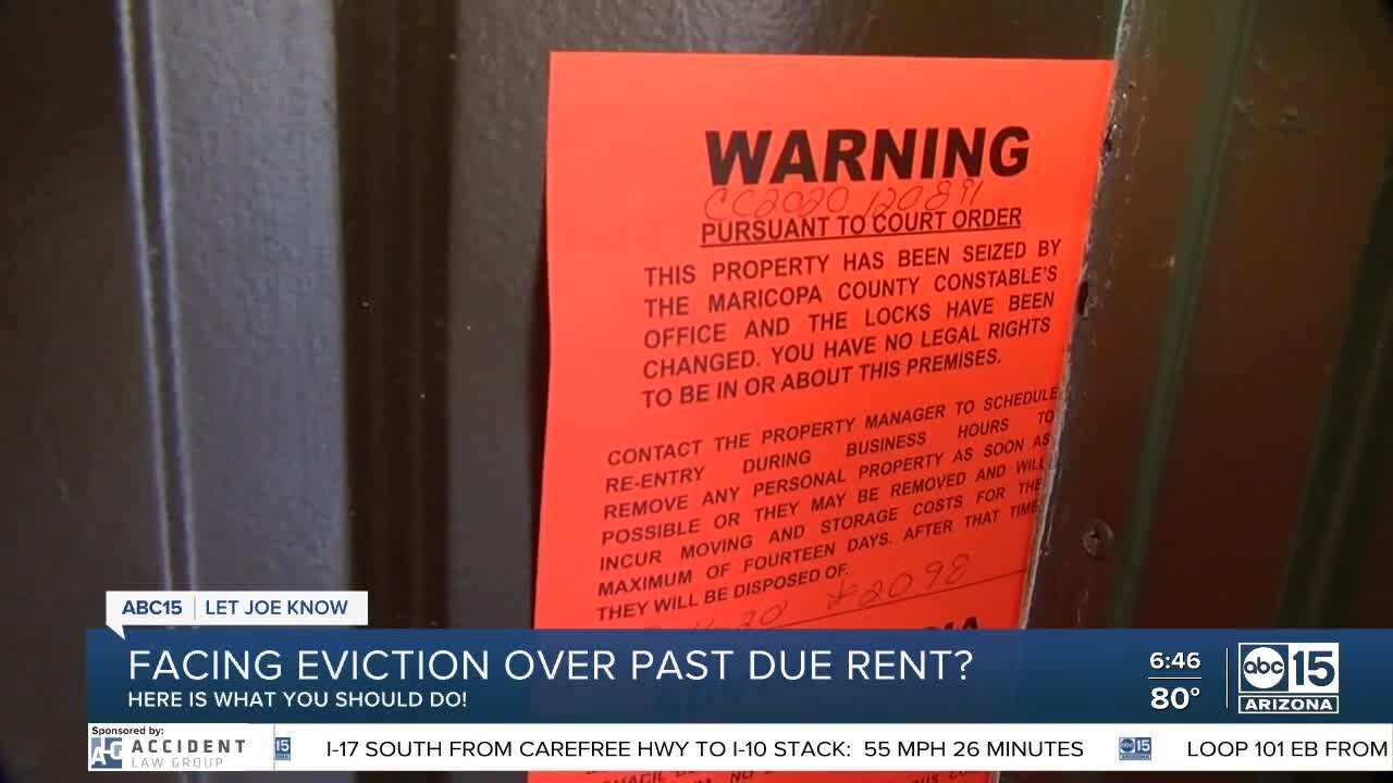 Facing eviction over past due rent? What you should do