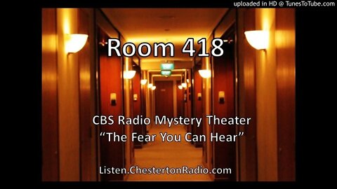 Room 418 - CBS Radio Mystery Theatre