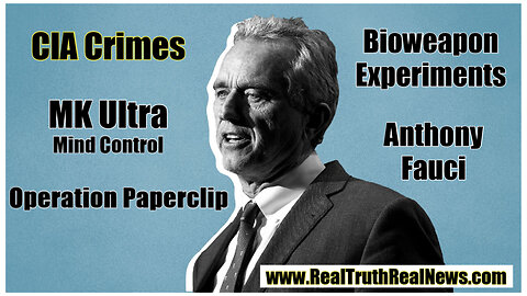 ⭐️🇺🇸 Presidential Candidate Robert F. Kennedy Jr. Exposes the CIA for Crimes Committed on U.S. Soil Against Millions of Americans