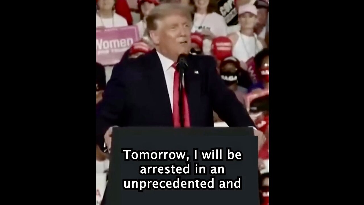 Trump arrest (parody)