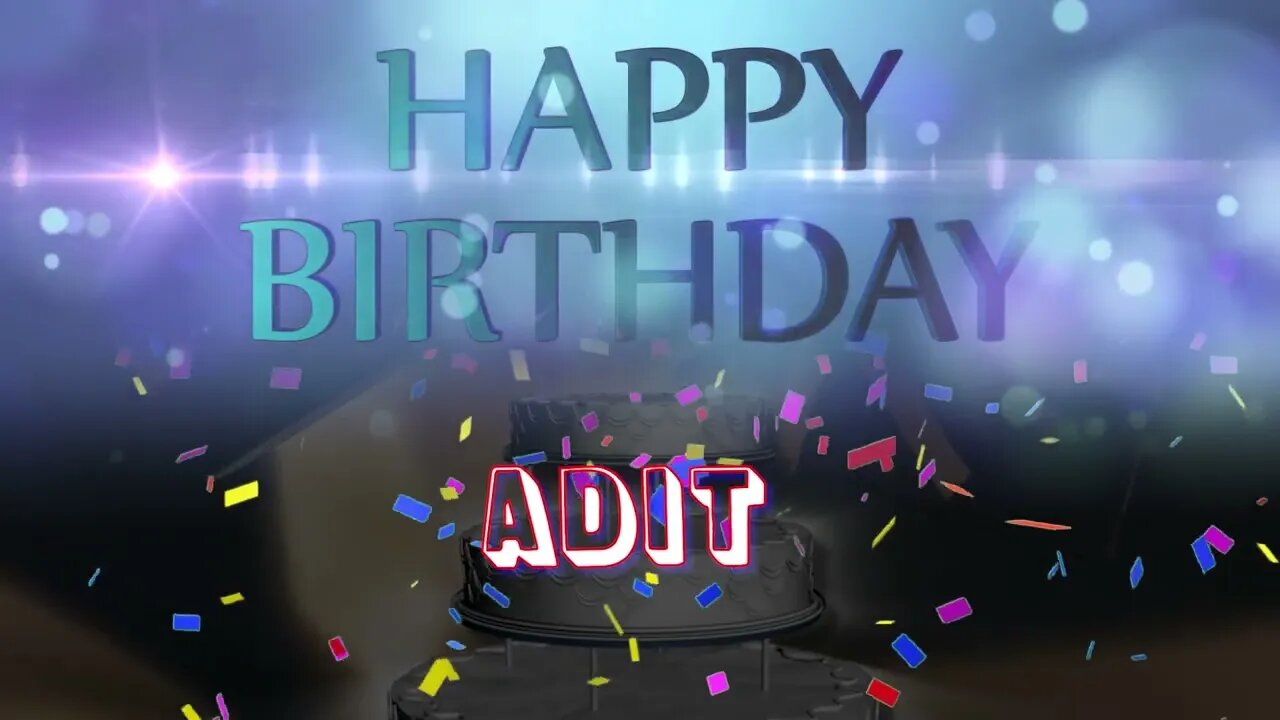 Wish you a very Happy Birthday Adit from Birthday Bash