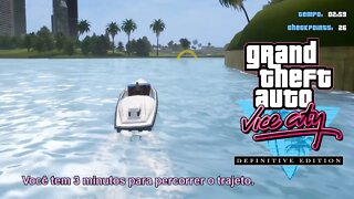 CORRIDA DE BARCO!! - GTA VICE CITY EDIÇÃO DEFINITIVA #09