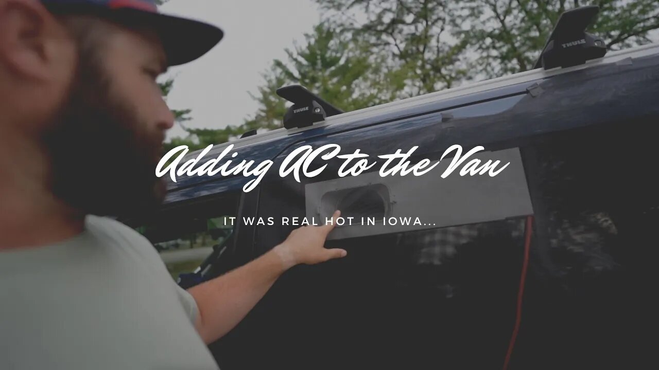 How I set up an AC Unit in my van for hot nights car camping