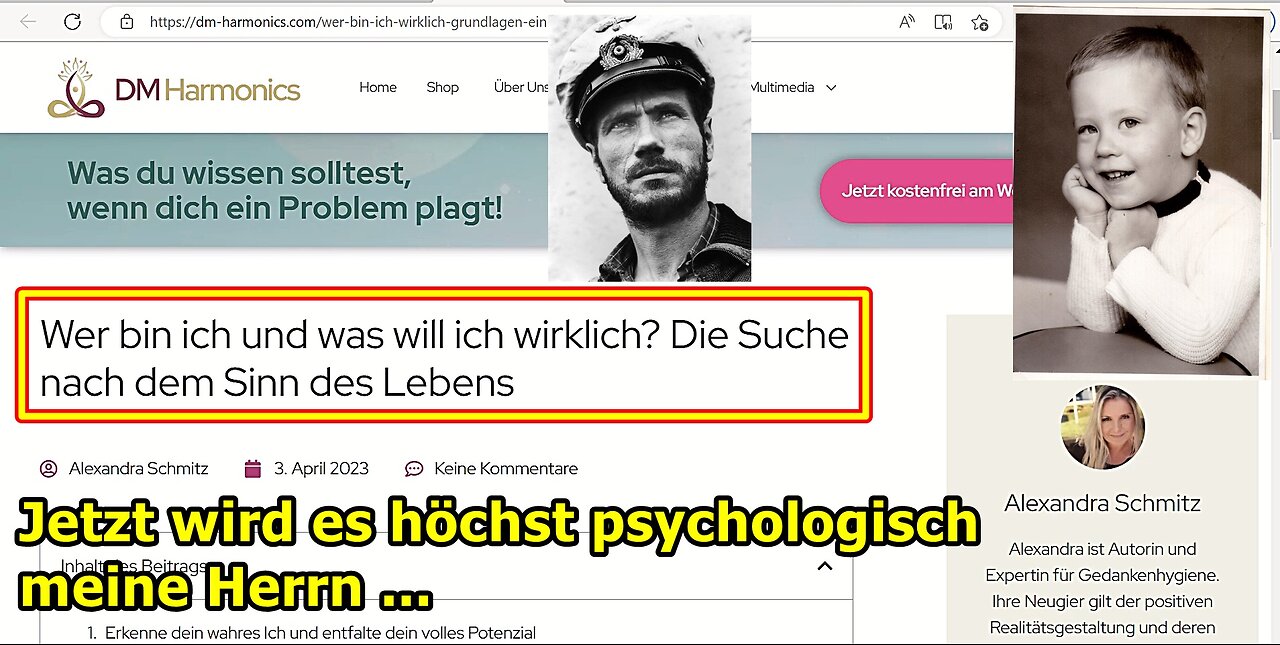 Jetzt wird es höchst psychologisch meine Herrn ...