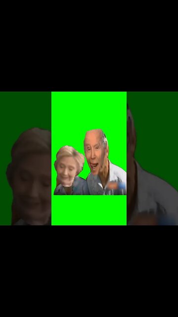 biden crazy old man green screen