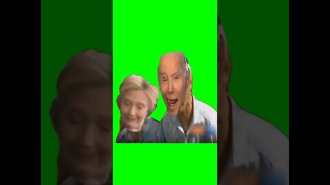 biden crazy old man green screen