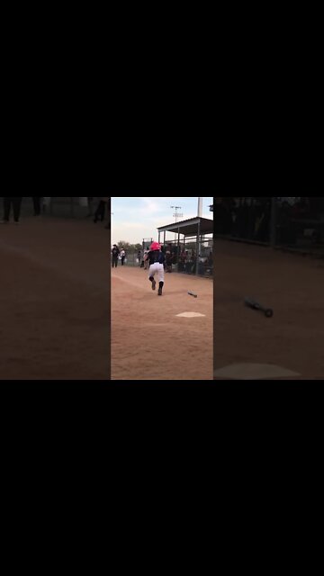 Slow-mo Clutch RBI Double!!! [8U] #shorts #slowmotion #clutch