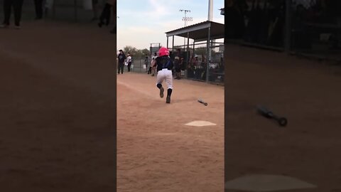 Slow-mo Clutch RBI Double!!! [8U] #shorts #slowmotion #clutch