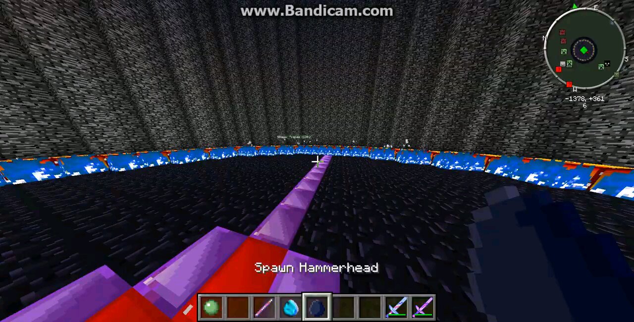 Minecraft mob battle hammerhead vs Arctic scorpion