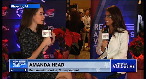 Rep Lauren Boebert Interview at TPUSA's AmericaFest