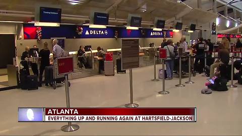 Travel getting back to normal after Atlanta power outage