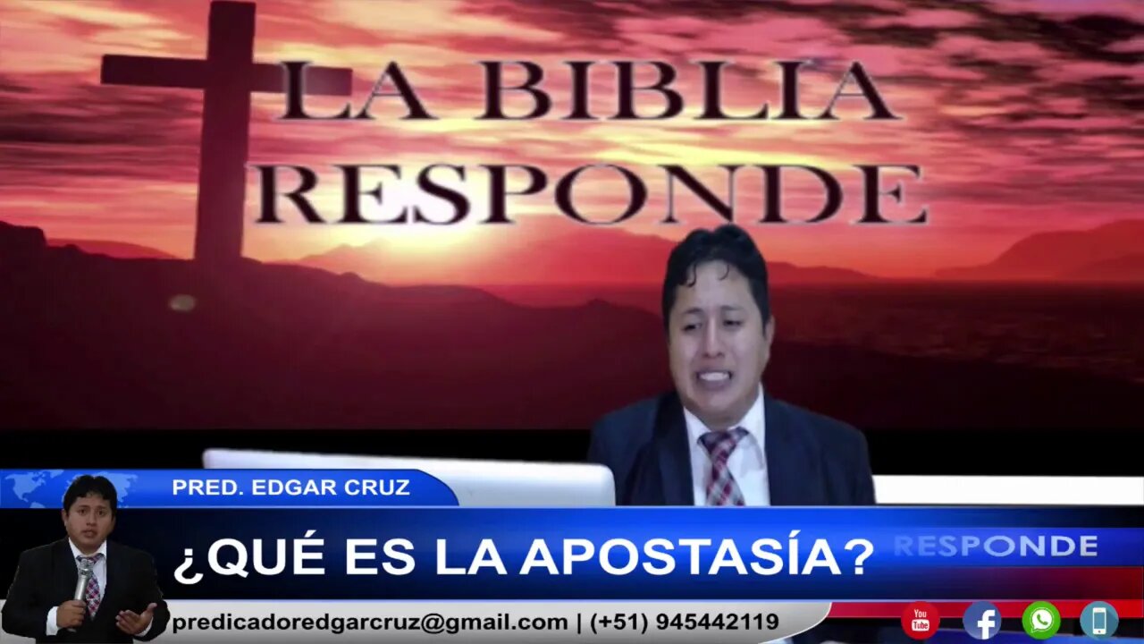 ¿Qué es la Apostasía? | Evang. Edgar Cruz