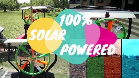 over 1000 miles on a 100 % solar powered golf cart