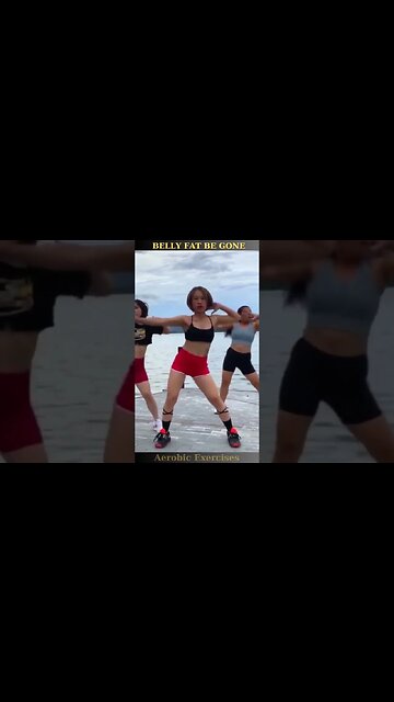 💃🏋️‍♀️ Belly Fat Be Gone: Effective Aerobic Exercises for a Trim Waistline 🌹 #short 1