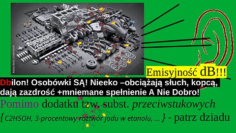dBilon! Osobówki SĄ Nieeko:Obciążają słuch, kopcą, dają zazdrość +mniemane spełnienie A Nie Dobro!