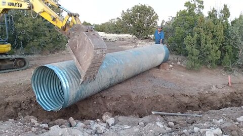 Culvert In The Ground -Finally