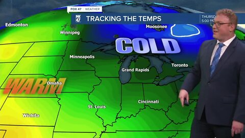 Air cold enough for a wintry mix arrives early next week