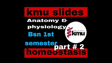 Homeostasis part# 2 || BSN Anatomy and physiology || 1st semester with mcqs || urdu /hindi.