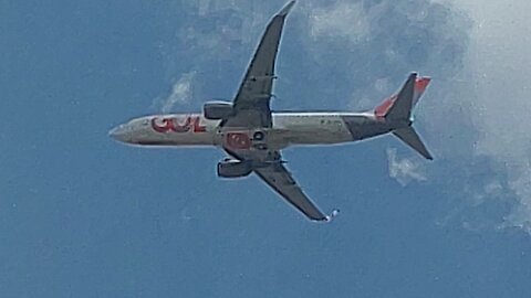 Boeing 737-800 PR-GYA departing to São Paulo from Fortaleza