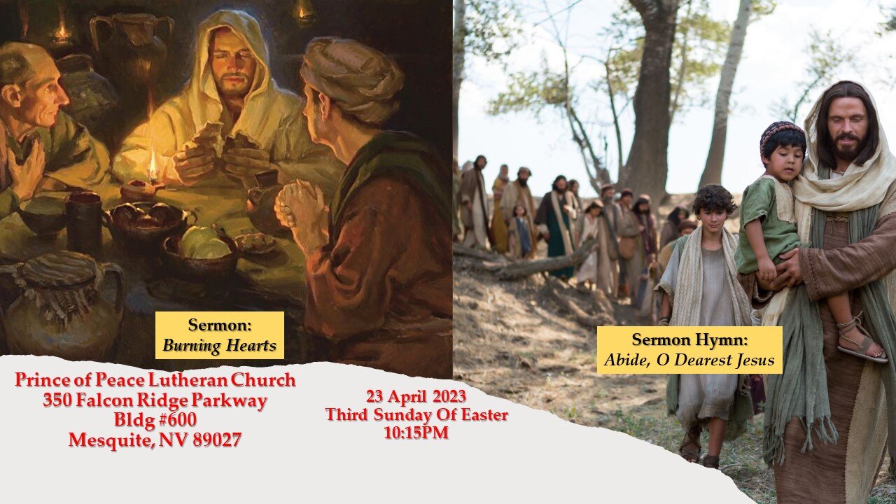 Sermon for the Third Sunday of Easter: Hearts Burning