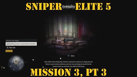 Sniper Elite 5: Spy Academy Pt 3