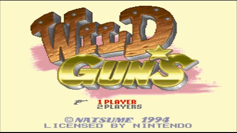 Wild Guns - 2 Players Full Run - SNES 1994