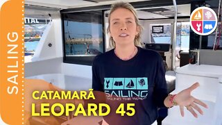 06 | Catamarã Leopard 45 por dentro - Sailing Around the World