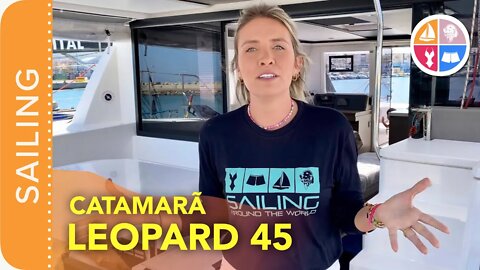 06 | Catamarã Leopard 45 por dentro - Sailing Around the World