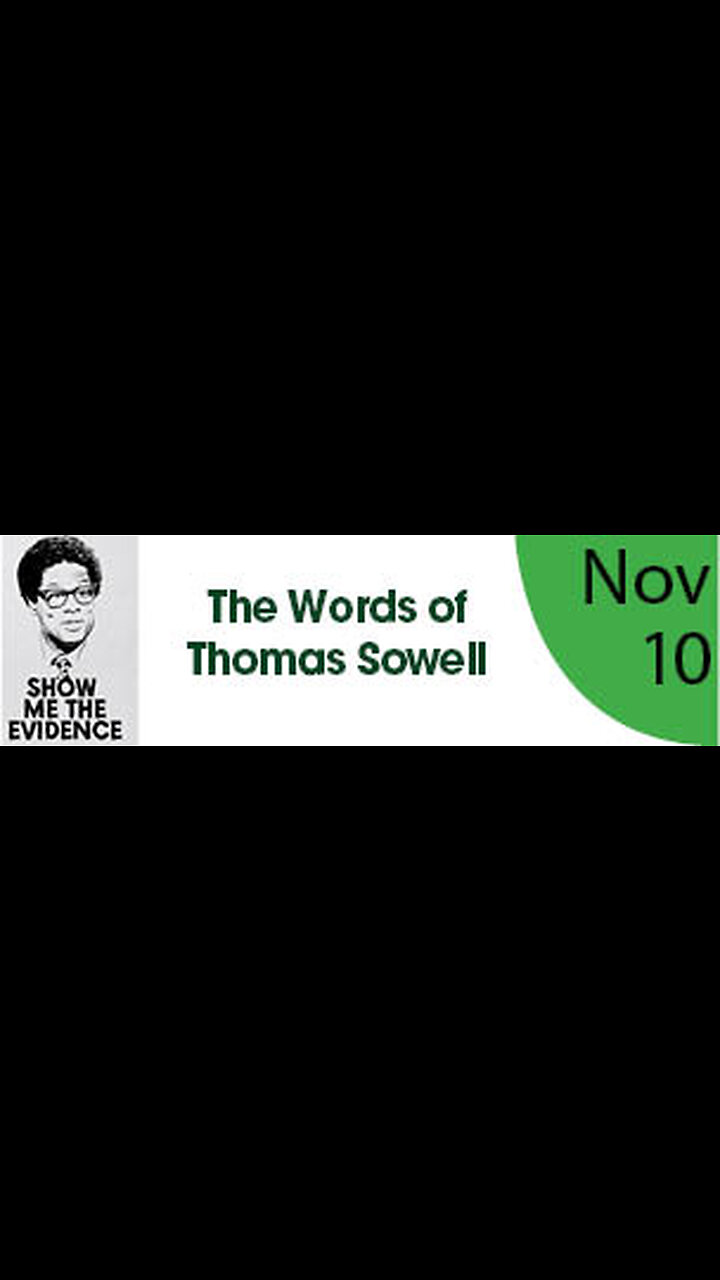 The Words of Thomas Sowell