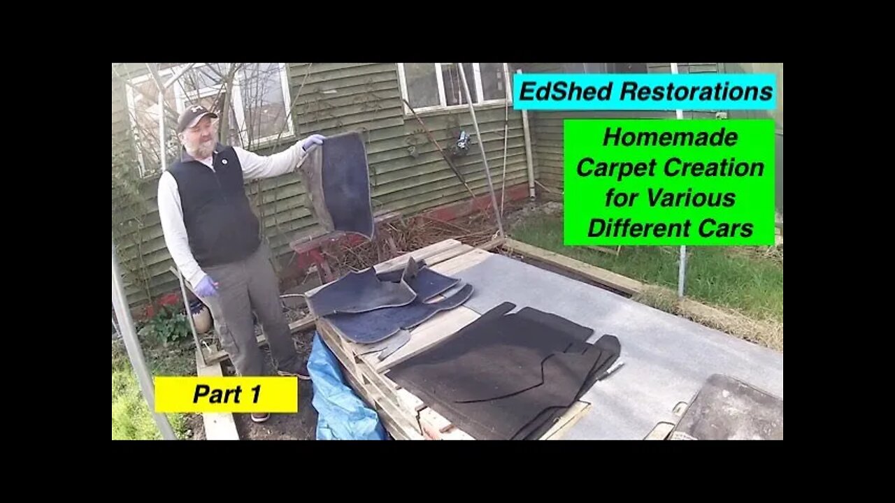 EdShed Restorations Hand Made Carpet Creation for the Jaguar Mk2, E-Type and The Aston Martin Part 1