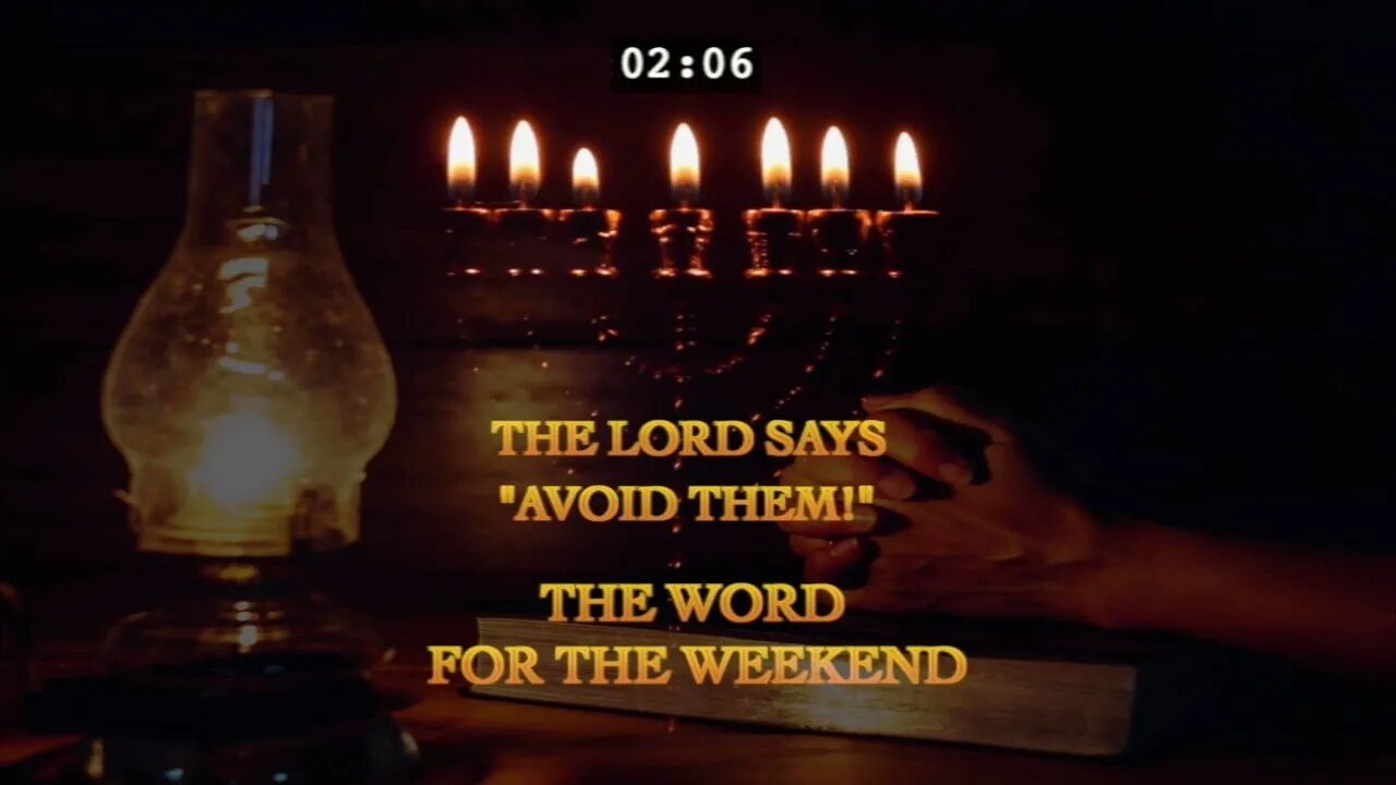 The Lord Says Avoid Them