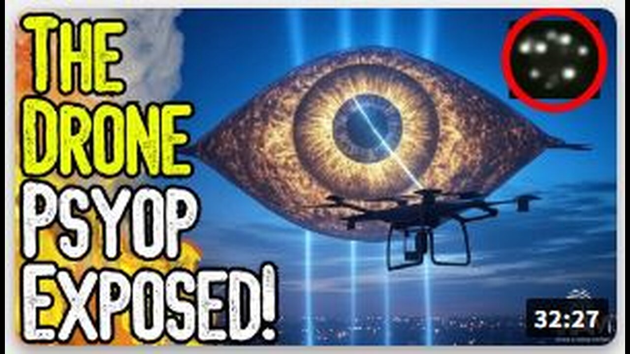 THE DRONE PSYOP EXPOSED! - Mysterious Drone Sightings! - UFOs? Iran? Project Bluebeam? Or...