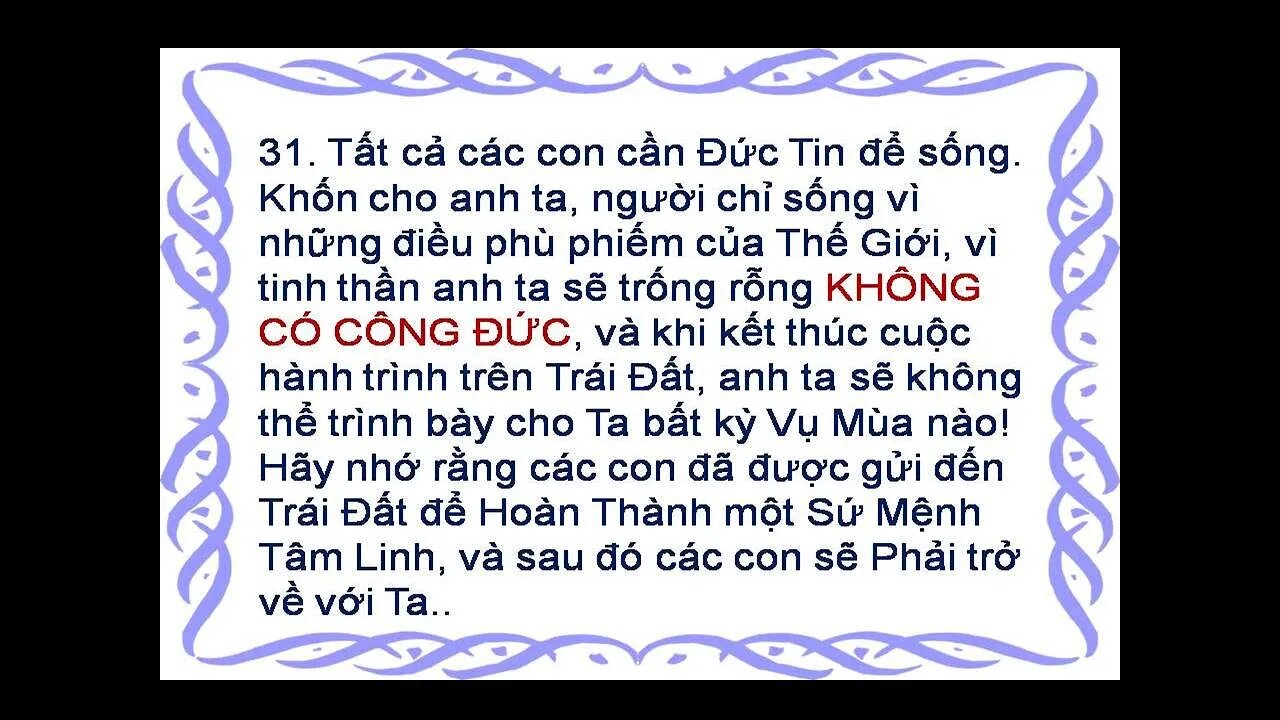 CHÚC THƯ THỨ BA. Ch.57 - Sự Đảo Ngược và Đổi Mới trong Tất Cả các Lĩnh Vực..