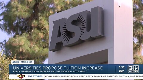 Top AZ universities propose tuition increase