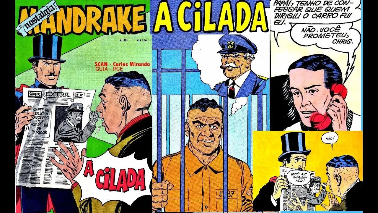 MANDRAKE 221 A CILADA #museudogibi #gibi #quadrinhos #comics #historieta