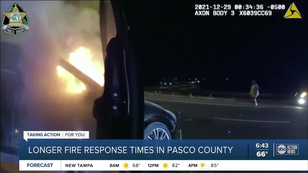 Longer fire response times in Pasco County