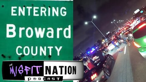 Black People Have a Party on a Closed Highway After Coronavirus Curfew