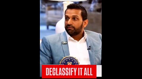 Kash Patel says that the FBI has Epstein black book and that they cover for the Deep State