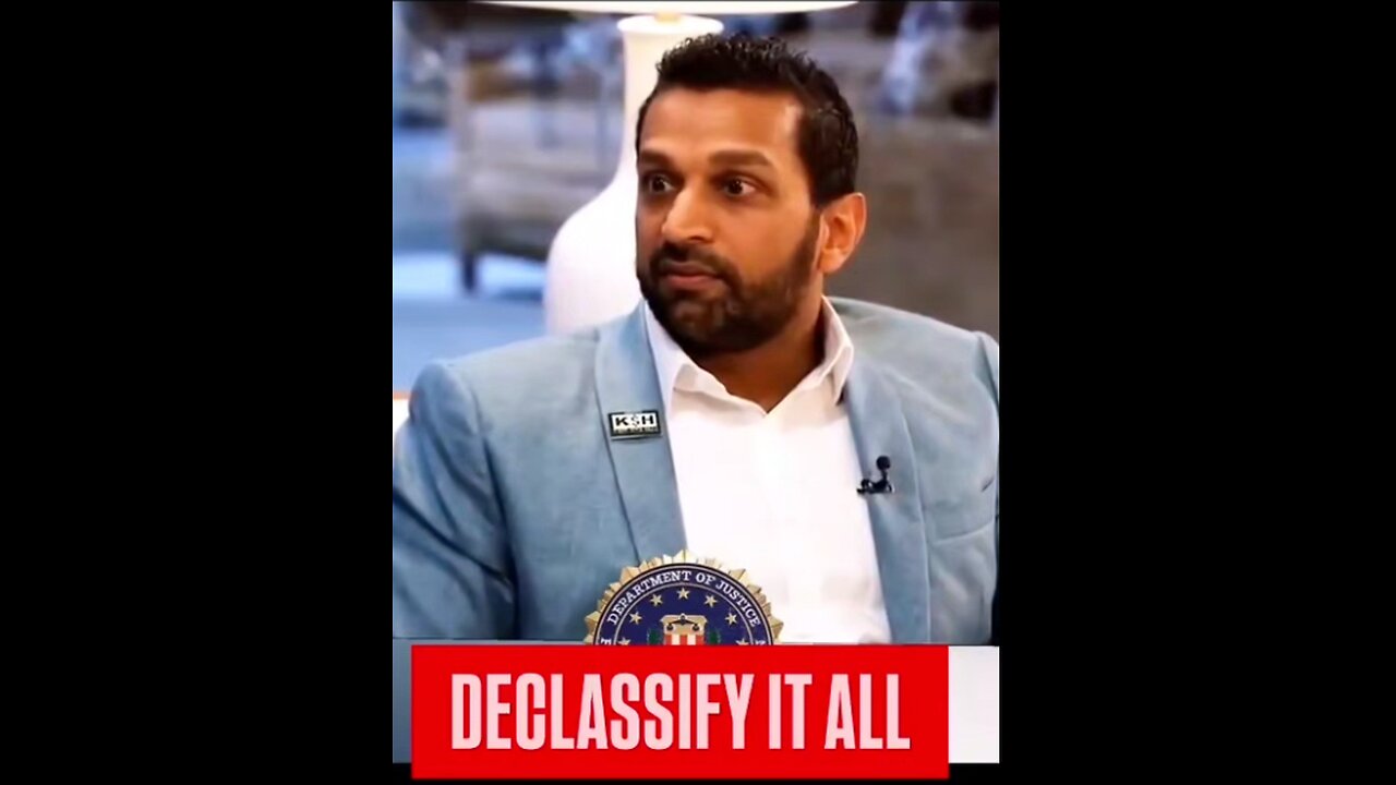 Kash Patel says that the FBI has Epstein black book and that they cover for the Deep State