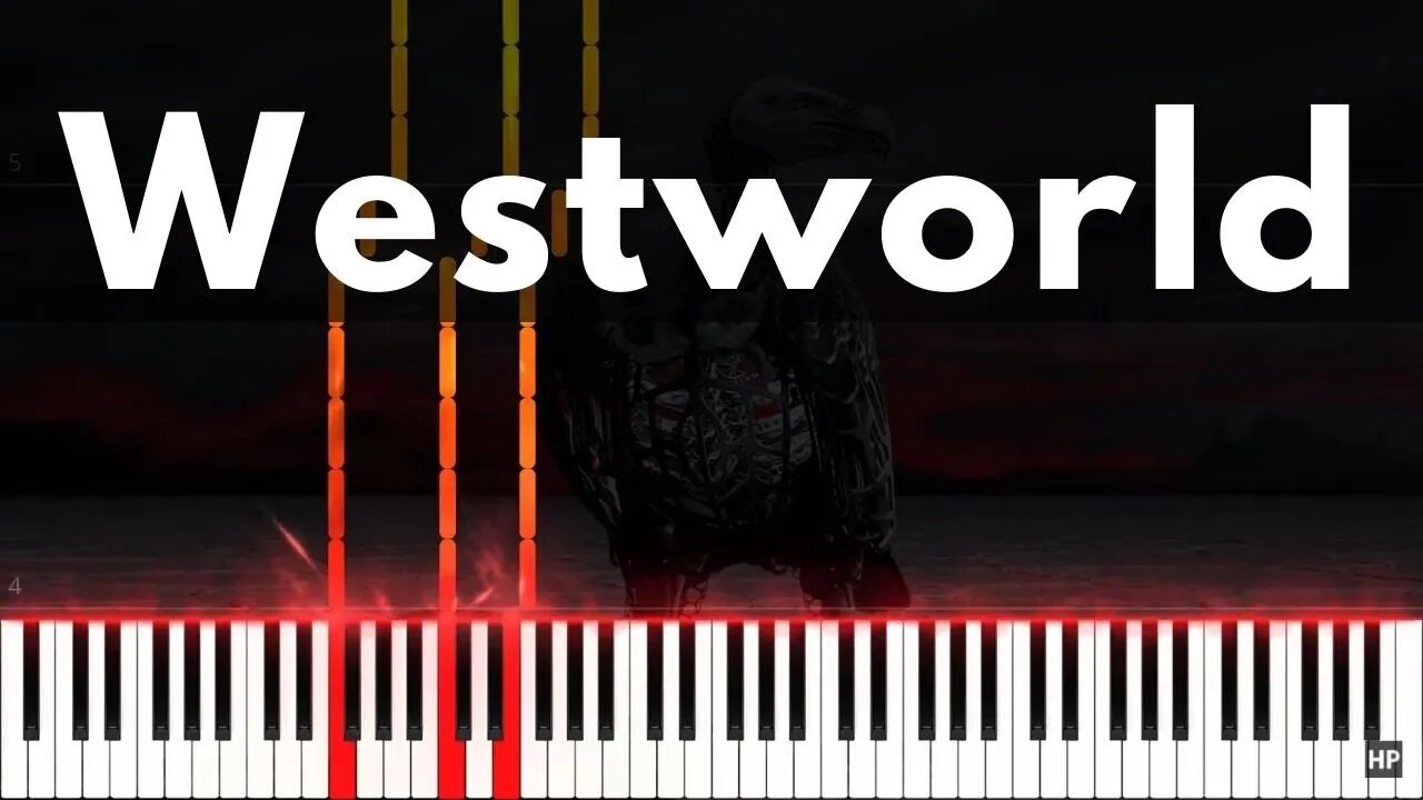 Westworld - Main Theme - Piano Tutorial