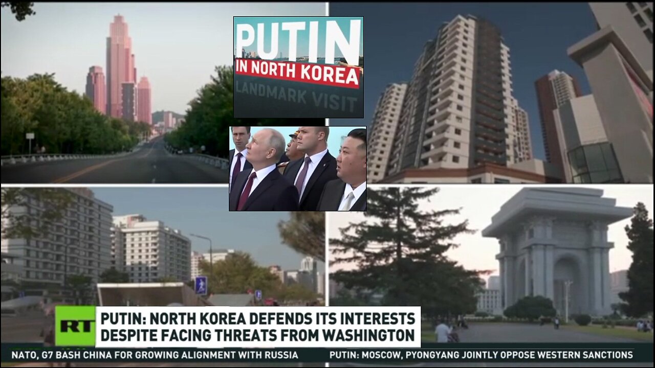 RT News - June 18 2024 Late - Pres. Putin's visit to North Korea and Vietnam