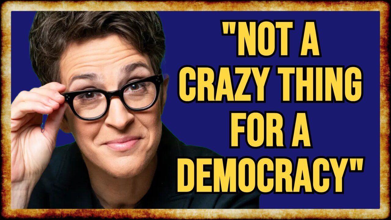 Maddow CALLS IN to MSNBC to DEFEND Trump Ballot Removal