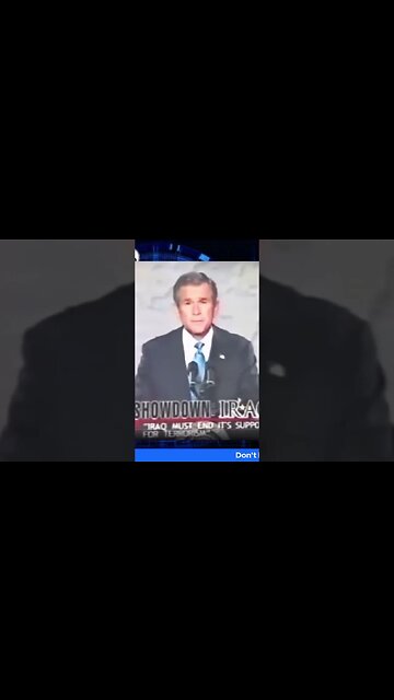 Bush repeatedly stressed terror