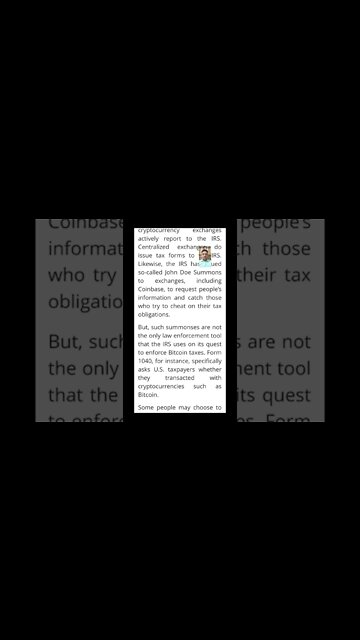 What Happens With Unreported Cryptocurrency? #cryptoshortsalerts #cryptocurrency @AltcoinDaily