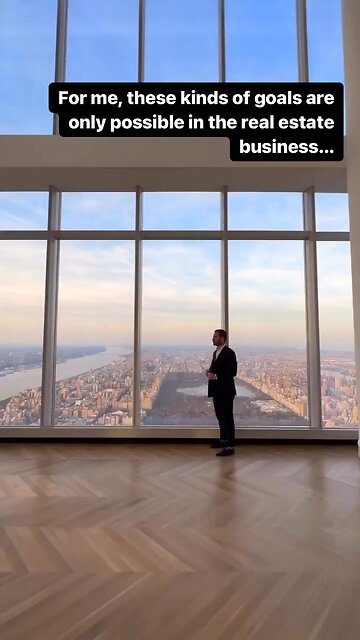 I do real estate, because this business helps me achieve my dreams and goals.