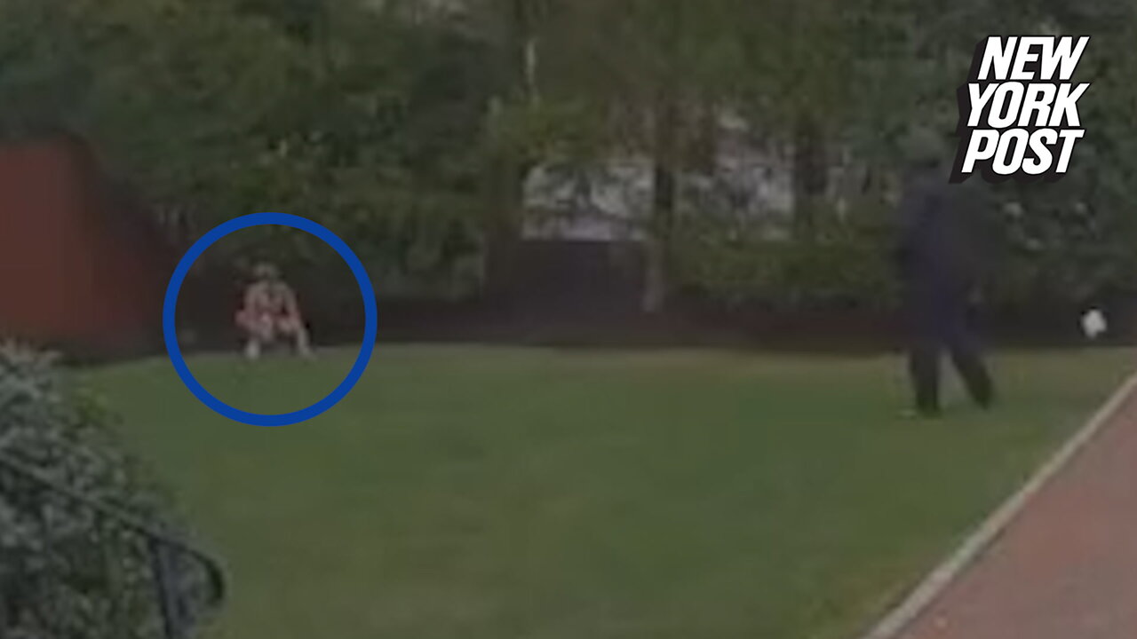 Boston Marathon runner caught pooping in stranger's yard in doorbell video