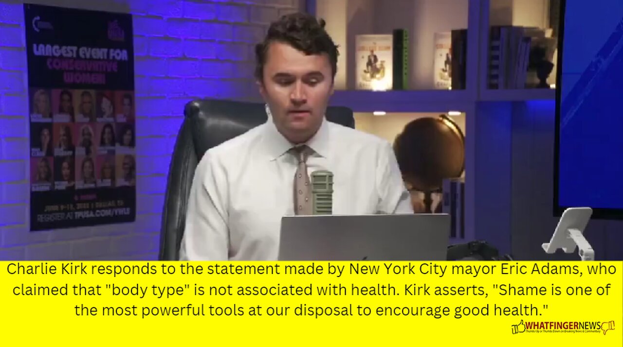 Charlie Kirk responds to the statement made by New York City mayor Eric Adams