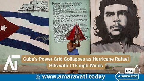 Cuba's Power Grid Collapses as Hurricane Rafael Hits with 115 mph Winds | Amaravati Today