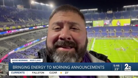 Baltimore principal brings energy and learning to the morning announcements