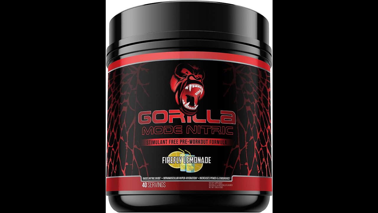 Gorilla Mode Nitric Stimulant Free Pre-Workout